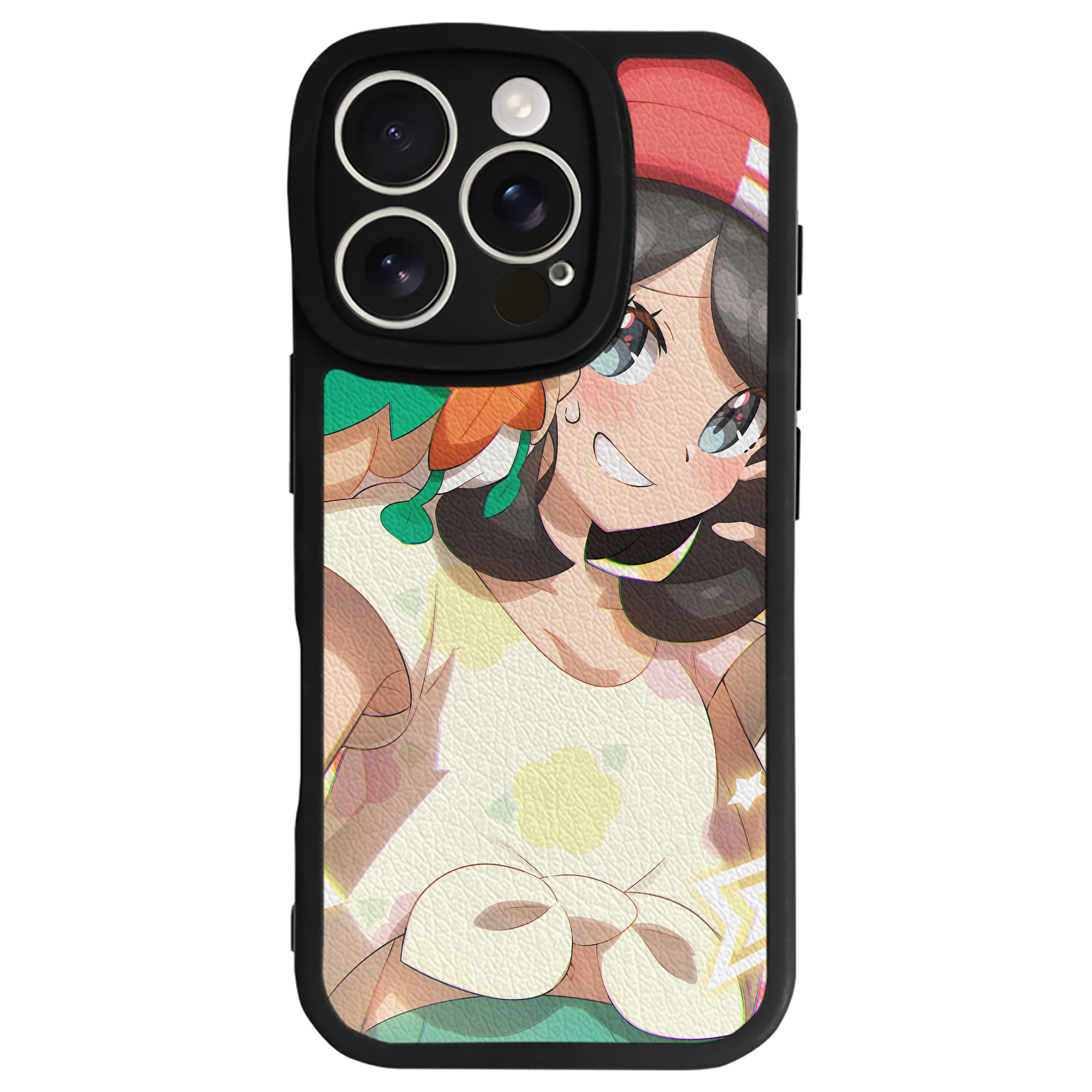 （画像用） ポケットモンスター Pokémon 【iPhone 16シリーズ対応】シリコンスマホケース（レザー調） 材質：シリコン